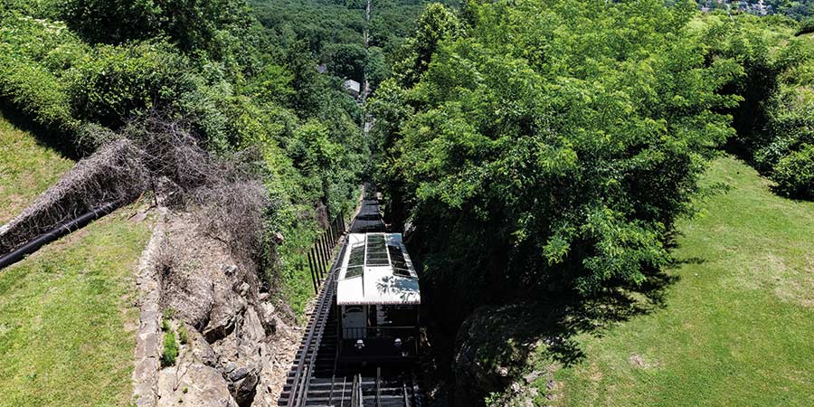 Riding the Lookout Mountain Incline Railway