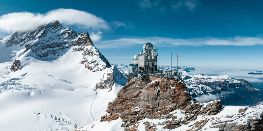 Admiring spectacular views from the ‘Top of Europe’
