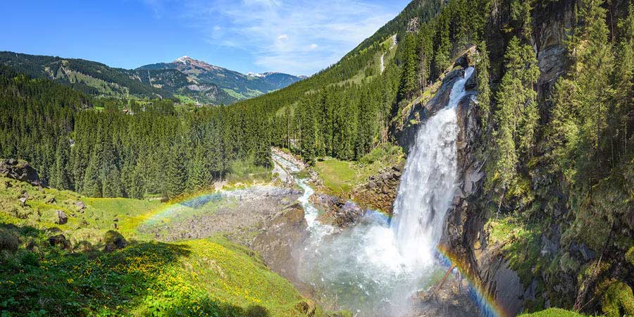 Marvelling at the spectacular Krimml Waterfalls